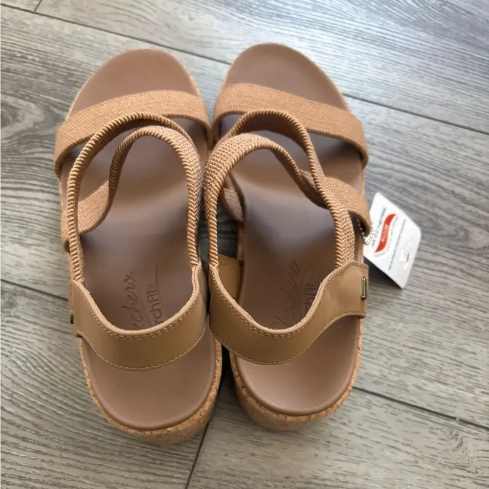 Skechers Tan Strappy Sandals
